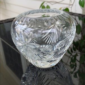 Lead glass vase